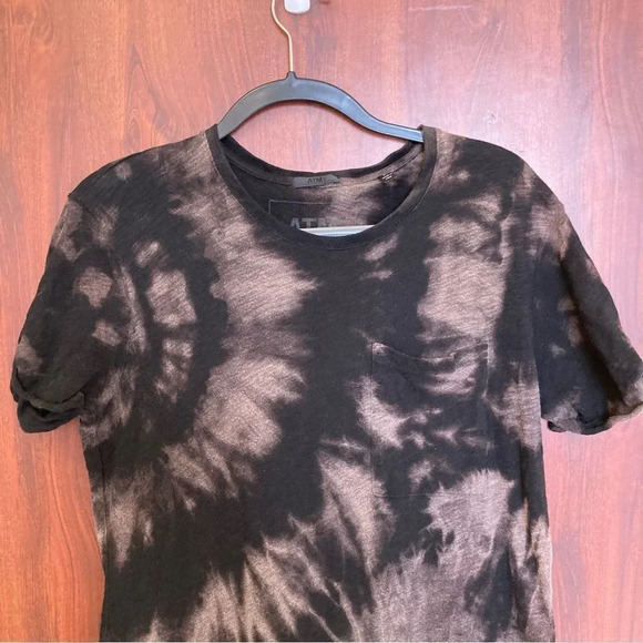 ATM Brown Tie-Dye Shift Dress Size Small Cotton Anthony Thomas Melillo - Picture 3 of 10